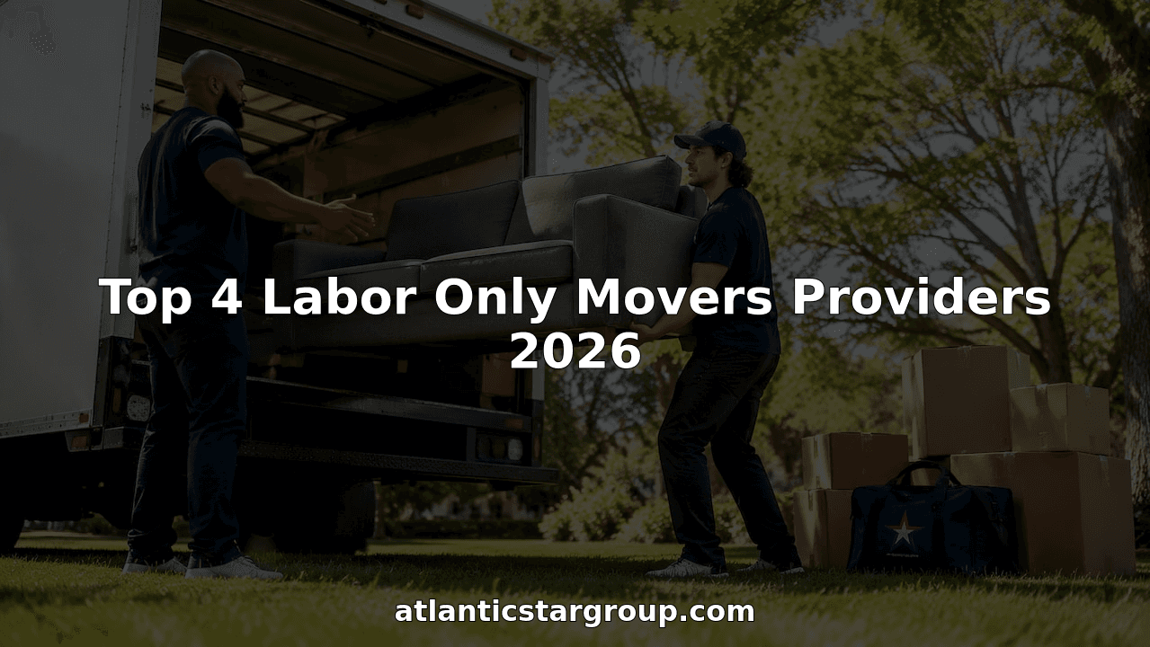 Top 4 Labor Only Movers Providers 2026