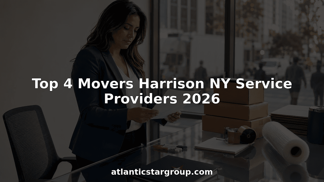 Top 4 Movers Harrison NY Service Providers 2026