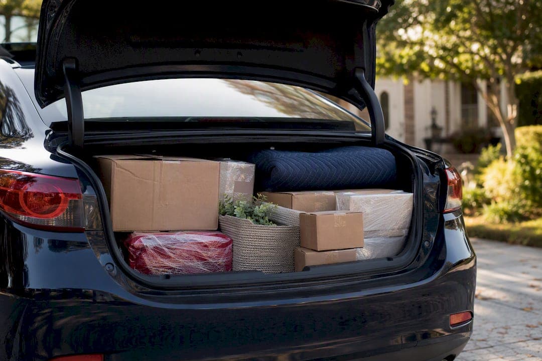 Can You Ship a Car With Household Goods Inside?