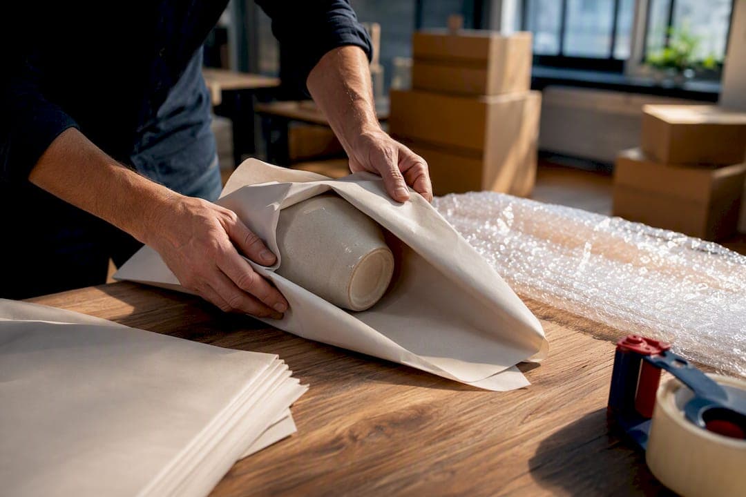 Bubble Wrap vs Packing Paper for Movers: Why Pros Wrap Paper First
